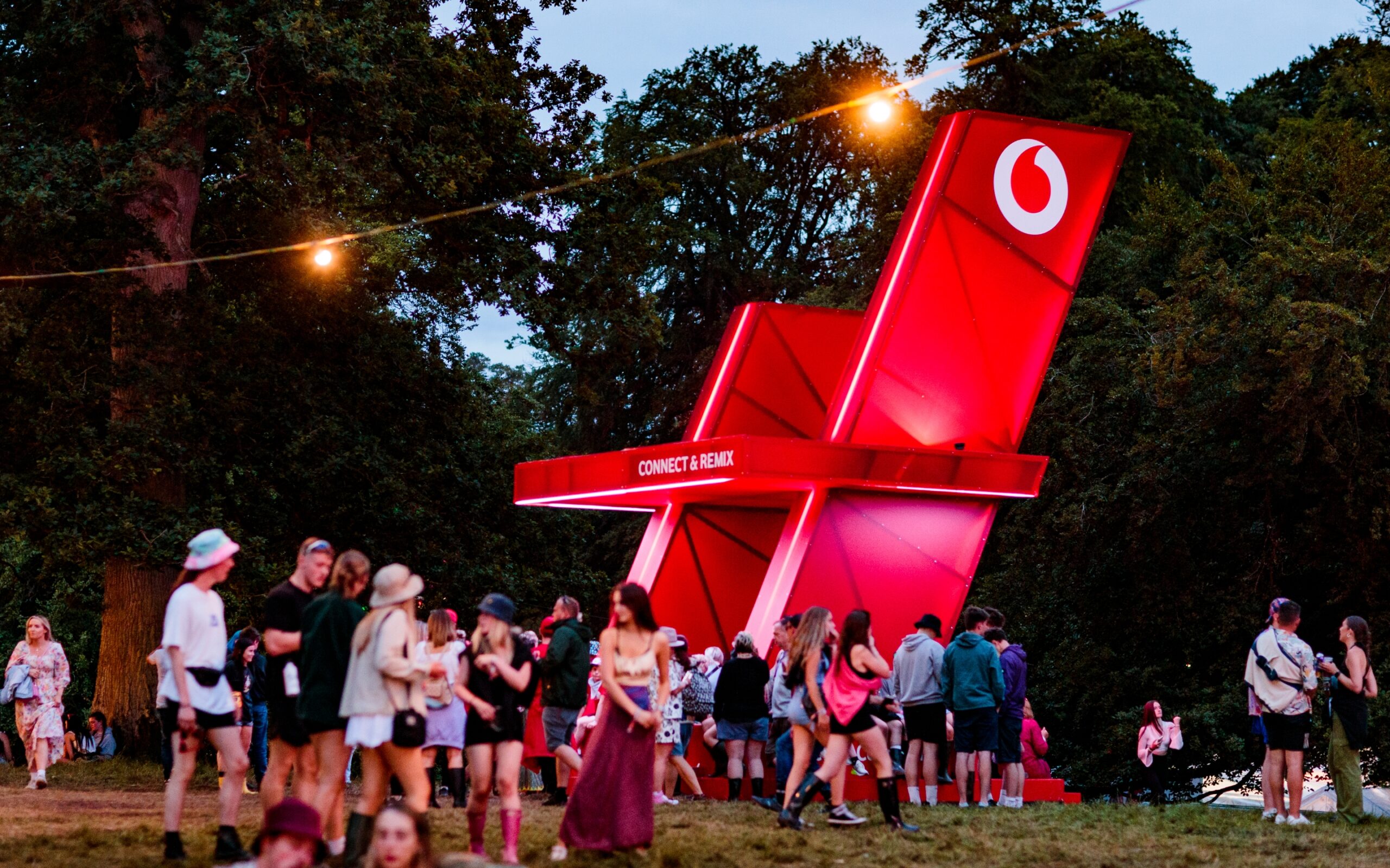 Vodaphone & Lucid Creates, vodafone festival stage