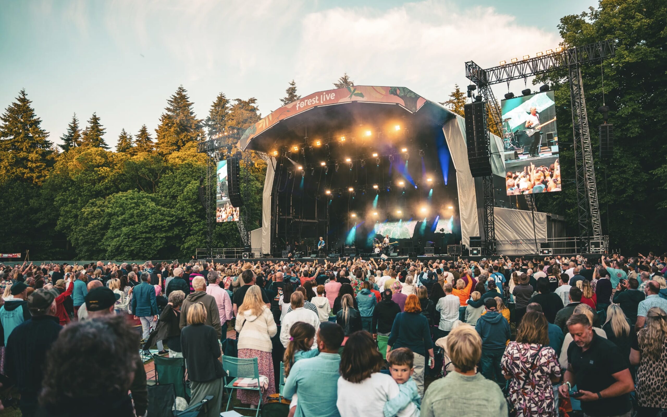 Forrest Live at the event, main stage
